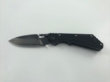 2006 BUCK KNIFE STRIDER 889BK  420HC STEEL BLADE BLACK PLASTIC HANDLE picture