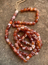 Excellent Rare Tibetan Natural Old Agate Dzi 108 Beads Necklace  picture