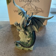 Tudor Mint Land of the Dragons Resin Model Ice Dragon K153 6”x7” picture