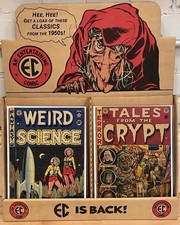 Vintage EC Comics EC Is Back Counter Top Comic Display Comic Rack COOL picture