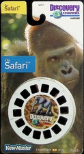 On Safari Discovery Channel 3d View-Master 3 Reel Packet NEW SEALED picture