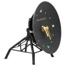 GoldenEye 1995 Satellite Dish Desk Clock – James Bond 007 Movie Promo – Rare picture