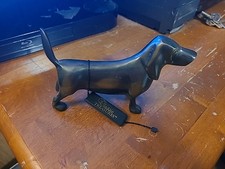 Vintage Dachshund Heavy Brass Sculpture 6 Inch Classic Treasures  picture