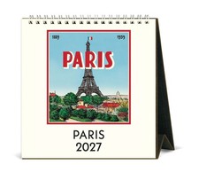 Cavallini & Co. 2027 Easel Desk Calendar Paris picture