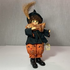 VINTAGE Halloween BRINNS 1986 CALENDAR DOLL October Excellent Condition 16” picture