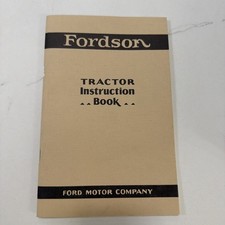 Vintage 1942 Ford Motor Fordson Tractor Instruction Book picture