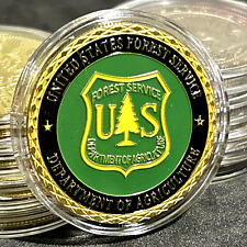 US FOREST SERVICE-DEPT OF AGRICULTURE USFS Challenge Coin picture