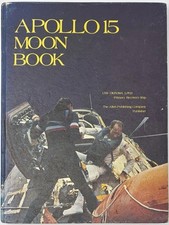 Rare 1972 Apollo 15 Moon Book USS OKINAWA LPH3 Recovery Ship Lunar Mission Crew picture
