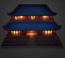 NIB Disney Mulan Imperial Palace Castle Collection Light Up Series 3/10 2020 picture