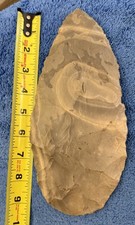 Huge Indian Artifact Tool Hoe Spade Preform? 9” Sumner Tennessee Beautiful picture