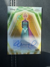 2026 Topps #CNA-IM Elsa Idina Menzel Gold /50 Chrome Neon Etch Auto Frozen picture