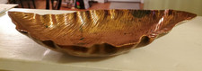 Ben Caldwell Ben and Lael Copper Magnolia Leaf Bowl - 10
