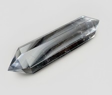 Natural Vogel Cut Quartz Crystal Specimen Double Point Generator Madagascar picture