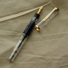 Pelikan M200 Demonstrator OB Oblique Fountain Pen Clear Germany picture
