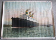 NASM Holland America Line Steamship Ocean Liner SS Statendam Large 30 x 40 Print picture