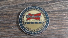 Budweiser Heres To Our Heroes Serialized Challenge Coin #503X picture