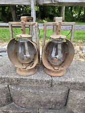 PAIR Of VINTAGE DIETZ ACME INSPECTOR LAMP NEW YORK, USA - RAILROAD LANTERN picture