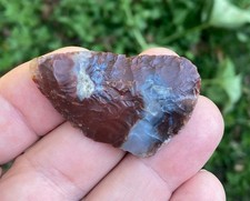 Beautiful Purple and Blue Gem Quality Agate Crescent - 2 1/8