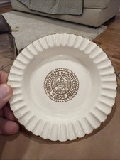 Vintage WC Bunting Co Ceramic Ashtray/Trinket Dish-SLU St. Louis University EUC picture