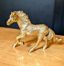 Jay Strongwater Annie Horse Figurine - Gold Finish picture