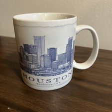 2008 Starbucks Architecture Series Houston Magnolia City Coffee Mug 18 Oz picture