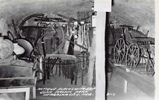 Real Photo Postcard Antique Blacksmith Shop John Brown Park Nebraska City~130919 picture
