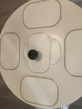 6 Vintage Corelle Reversible Placemats-Spring Blossom picture