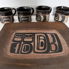 Canada Northwest Coast Artist Judy Cranmer Cree Pottery Collection Haida Design picture