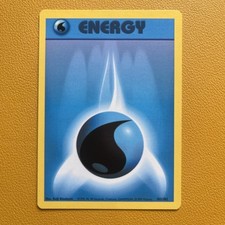 Water Energy #102/102 Base Set Common Pokemon 1999 TCG Card picture