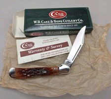 Case XX Red Bone Copperlock 61749L SS New Old Stock 2000 picture