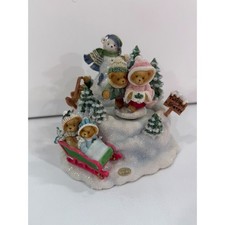Cherished Teddies Skater's Waltz Action Musical 105592 Enesco 2002 NIB picture