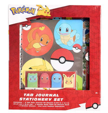Pokemon Tab Journal Stationary Set Pikachu Squirtle Bulbasaur Charmander New picture