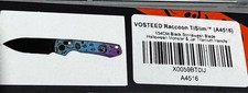Vosteed Racoon TiSlim 154C Black Stonewash Halloween Monster (A4516) picture