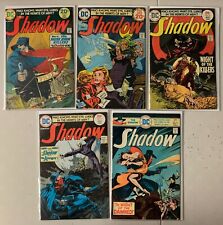 The Shadow comics lot #2-12 (last issue) 5 diff avg 4.5 (1974-75) picture