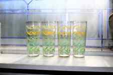 4 Mid Century Highball Glass Tumblers picture