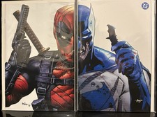 DEADPOOL WOLVERINE #9 & BATMAN #1 Whiteout Virgin Set BTC Secret DROP NYCC 2025 picture