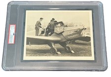 1936 Charles Lindbergh Original AP Press Photo PSA Type 1 First Flight England picture