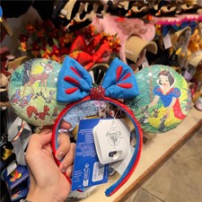 Disney Parks 100 Years Decades 2 of 10 Snow White Minnie  Ears Headband NWT picture