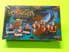 1998 Skybox Star Trek Voyager Profiles Hobby box (Auto in each box) factory seal picture