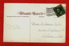 1900s US postcard to PHILADEPHIA PA of LAKE VIEW, WASHINGTON PARK Albany NY  picture