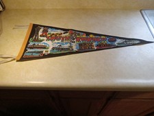 Vintage South Of The Border Pennant 33.5” South Of The Border Souvenir Flag picture
