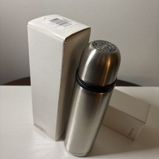 Lot of 2 NEW Starbucks Stainless Vacuum Thermos 16oz Vintage Travel Tumbler picture