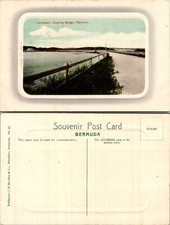 Causeway Showing Bridge Bermuda Postcard picture