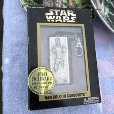 Placo Toys Star Wars Han Solo in Carbonite Keychain FAO Schwarz Exclusive 1997 picture