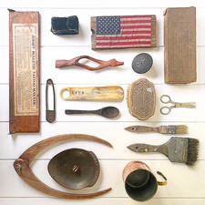 Texana Americana Folk Art Curiosities Lot Marfa Desert Decor Primitive Oddities picture