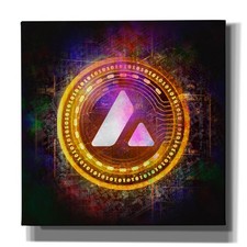 Epic Graffiti 'Avalanche Crypto Halo' Giclee Canvas Wall Art 18