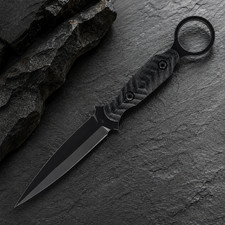 TOOR Specter Finger Ring Dagger Knife Fixed Blade Full Tang CPM-M4 G10 SOCOM USA picture