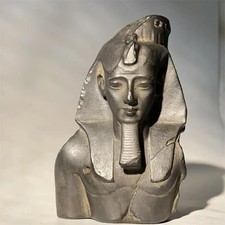 Ramses II Bust Statue Replica Egyptian Museum Stone Ancient Egyptian Decor picture