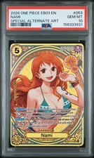 2026 ONE PIECE EB03-EXTRA BOOSTER -ONE PIECE HEROINES EDITION- #053 NAMI PSA 10 picture