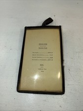 Vintage OEM Chrysler Royal Dealer Car Invoice Window Sticker W/Leather Hang Bag picture